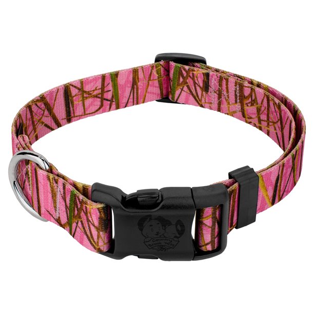 Country Brook Petz® Deluxe Pink Waterfowl Camo Dog Collar Made In The U.S.A., Extra Small