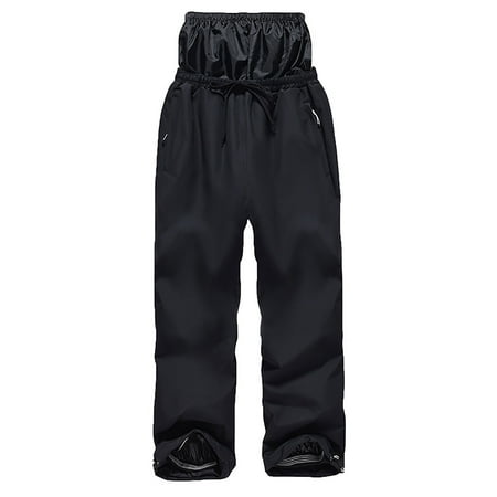 APEXFWDT Men s Waterproof Snow Insulated Pants for Women Winter Skiing Snowboarding Pants with Zipper Pockets Snowboard Ski Pants with Boot Gaiters