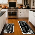 thumbnail image 2 of Halloween Kitchen Mats Gothic Kitchen Witches Rugs Set of 2, Halloween Decor Holiday Kitchen Rug Sets with Runner - 17x29 and 17x47 Inch (Haunted Home), 2 of 6