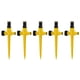 thumbnail image 3 of Sistema de riego por aspersión trípode de rotación de 360 ​​grados para jardín amarillo 5 piezas, 3 of 5