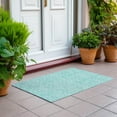 thumbnail image 6 of Addison Rugs Chantille Indoor/Outdoor Transitional Medallions Turquoise Washable Rectangle Rug, 1'8" x 2'6", 6 of 6