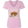 thumbnail image 3 of Inktastic Jesus is the Reason for the Season Christmas Nativity Women's V-Neck T-Shirt, 3 of 5