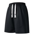 thumbnail image 3 of BXINGOHAI Mens Lounge Sweat Shorts, Casual Elastic Waist Gym Workout Shorts with Drawstring Black,2XL, 3 of 6