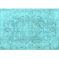 thumbnail image 1 of Ahgly Company Indoor Rectangle Persian Light Blue Traditional Area Rugs, 6' x 9', 1 of 4