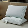 thumbnail image 4 of sruoe Pillows for Bed Clearance, Queen Size Pillows, Extra Firm Soft Comfort Standard Pillows, High Elasticity Side and Back Sleeper Pillow Core for Hotel, Home, Polyester, 4 of 6