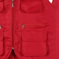 thumbnail image 5 of MKOSPLRT Kids Cargo Vest Boys Girls Safari Reflective Safety Vest Jacket Waistcoat Coat with Multi Pockets Hunting Fishing Vests 5-13 Years, 5 of 5