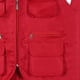 thumbnail image 4 of Camiseta sin mangas con cuello en V para niños, de color liso, para viajes de voluntariado, con múltiples bolsillos, de poliéster., 4 of 4