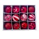 thumbnail image 2 of Billuyoard Bola colgante de plástico para árbol de Navidad, 12 piezas, extraíble, 12 patrones, adorno para oficina, centro comercial, festival, Kits de decoración para fiestas Rojo Billuyoard HA008097-01, 2 of 6