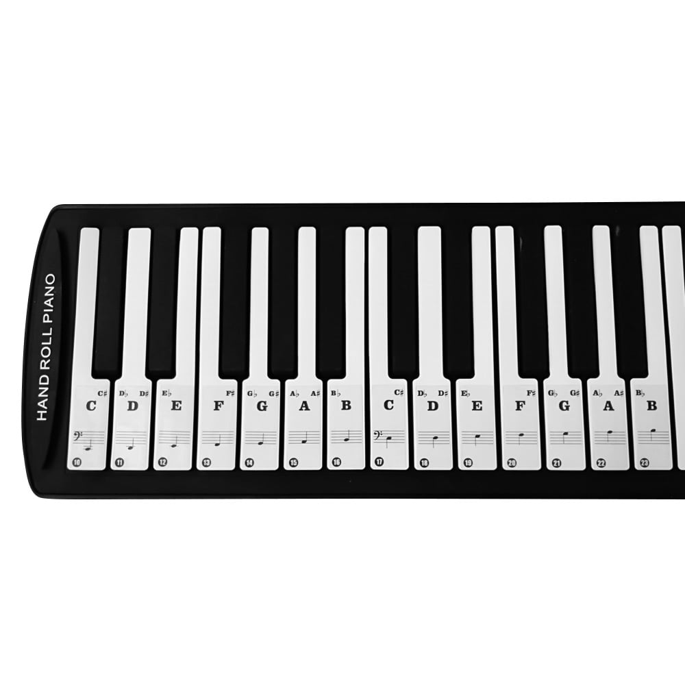 removable transparent piano keyboard stickers for 37 49 61 88 keys