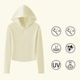thumbnail image 4 of Neewe Chandails de Soleil pour Femmes Chandail de Randonnée Léger Manches Longues Fermeture Éclair Complète Maillot Dermoprotecteur SPF Vêtements de Protection UV, 4 of 8