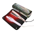 thumbnail image 3 of Hair Tool Organizer Bag with Heat Resistant Mat Removable Travel Storage Case for Hot Air Brushes Curling Irons Rainbow Cabbage, 3 of 8