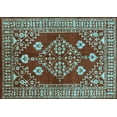 thumbnail image 1 of Ahgly Company Indoor Rectangle Oriental Light Blue Industrial Area Rugs, 2' x 3', 1 of 4