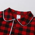 thumbnail image 5 of Otqutp 0-10 Years Kids Boys Girls Pajamas Set Toddler Button-Down Plaid Long Sleeve T-Shirt Top + Pants 2PCS Christmas Outfits Clothes(Red-a,5-6 Years), 5 of 9