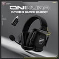 thumbnail image 6 of Wireless Gaming Headset for PS4/PS5/Xbox/Switch/PC, Bluetooth Over Ear Headphones, 1000mAh Battery, Ultra-Low Latency, 7.1 Stereo Surround Sound , 60H Battery Gaming Headphone, 6 of 9