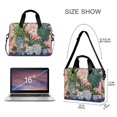 thumbnail image 3 of FORMRS 16" Laptop Sleeve Bag Carrying Case with Handle Travel Shoulder Briefcase, Floral Vase, 3 of 8