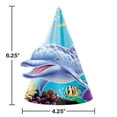thumbnail image 2 of Access Ocean Child Size Party Paper Party Hats, 8 Ct, 2 of 2