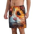 thumbnail image 2 of Fotbe Oil Painting Colorful Hamster Trajes de Baño Estampados para Hombre, Shorts de Verano de Secado Rápido, Ropa de Playa, Bañadores-XX-Large, 2 of 6
