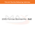 thumbnail image 2 of Max Advanced Brakes - Brake Kit for 2005 Pontiac Bonneville SLE Front and Rear Replacement Drilled Slotted Black Coated Disc Brake Rotors and Ceramic Brake Pads, 2 of 9