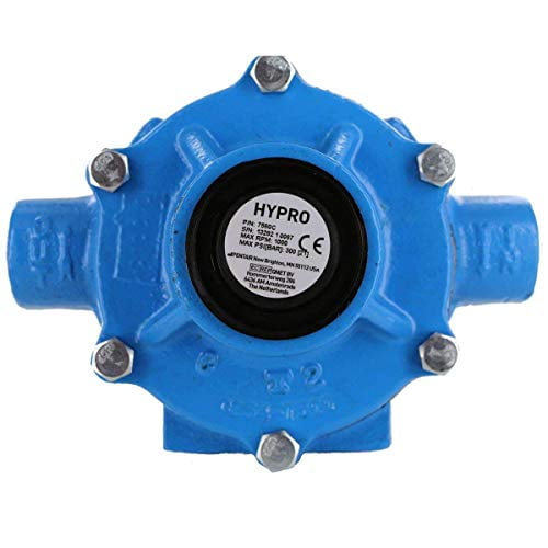 7560C Hypro Cast Iron 8 Roller Pump, 3/4" NPT, 22.5 GPM