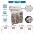 thumbnail image 6 of Spring Floral Table Runner 70 Inches, Red Gray Cherry Flowers Blossom Beige Bed Runner Dresser Scarves Tabletop for Indoor Outdoor Parties/Ceremony/Banquet, 13" x 70", 6 of 9