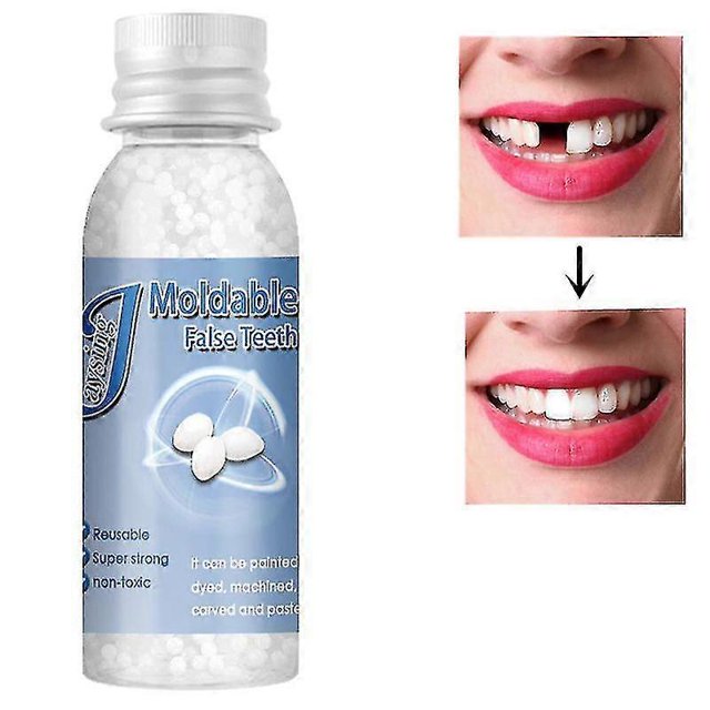Denture Gum Resin False Teeth Temporary Tooth Repair False Teeth Denture Tooth Care Tool