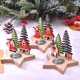 thumbnail image 2 of Decoración navideña Nuevo candelabro de madera para Navidad Adorno de mesa Suministros navideños de Papá Noel, 2 of 8