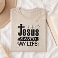 thumbnail image 3 of Jollimate Jesus Saved My Life Shirt, Jesus shirt, Christian 4th July Shirts, Christian Gift For Girl, 3 of 6