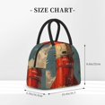 thumbnail image 2 of Lsque Rusty Rocket Launch Print Lunch Bag, Insulated Lunch Box, Small Leakproof Cooler Food Lunch Containers Reusable High Capacity Lunch Tote Bags, 2 of 6