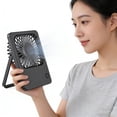 thumbnail image 5 of USB Desk Fan, 180° Foldable Quiet Small Personal Fan, Portable Mini Travel Fan for Office Desktop Bedroom, Cruise Essentials & Office Desk Accessories, 5 of 6
