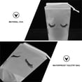 thumbnail image 2 of MasteelfCA 50Pcs Eyelash Design Makeup Bags Travel Makeup Bags with Drawstring Toiletry Bag, 2 of 8