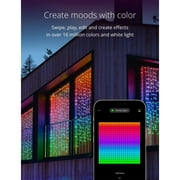 Twinkly Curtain App-Controlled Smart 210 Multicolor RGB+W LED Christmas Lights
