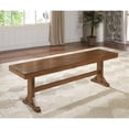 thumbnail image 3 of Pemberly Row Wood Dining Bench in Antique Brown, 3 of 3