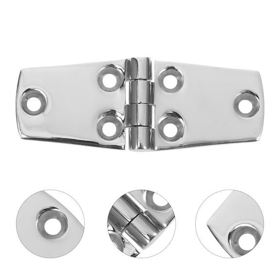 MLINS Worgeous 1 Set Boat Hatch Hinge Marine Stainless Steel Mount Door Hinge