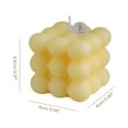 thumbnail image 3 of AOOOWER Scented Cube Candle Soy Wax Candle Home Decorative Big Cube Bubble Candles for Aroma and Birthday Gifts, 3 of 21