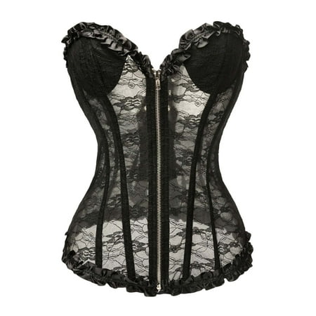 UPPADA Corset for Women Clearance Womens Bustier Lingerie Bodice Corset Plus Size Bustier Tops Pattern Corset Belt Floral Bustier Top Underbust Lace Up Corset