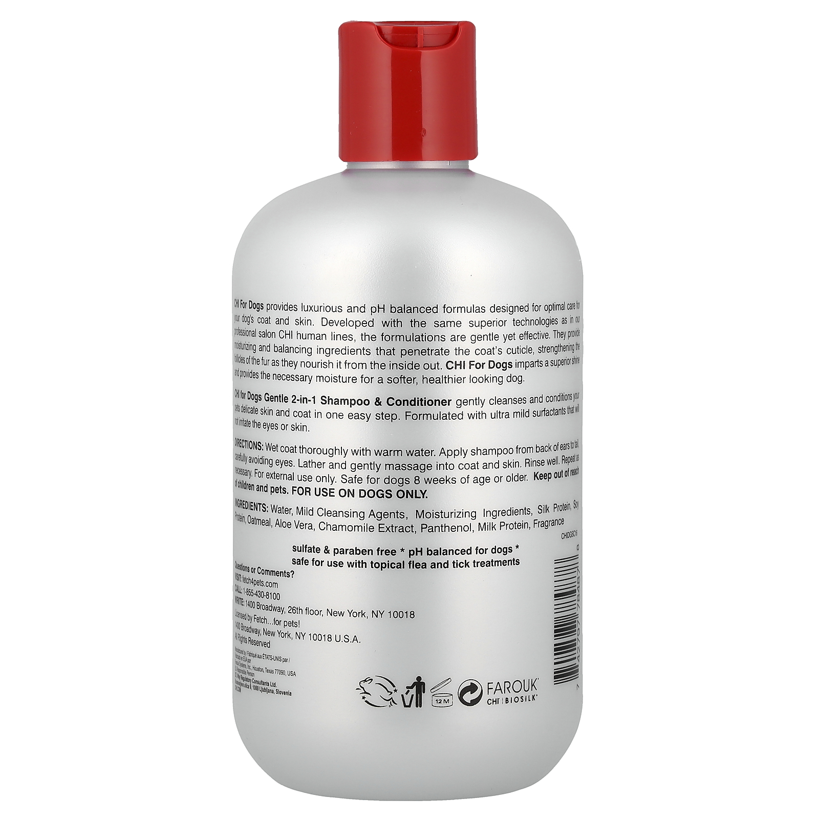 CHI Gentle 2-in-1 Shampoo and Conditioner for Dogs photo 2