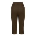 thumbnail image 6 of Men's Linen Cotton Cargo Pants - Drawstring Elastic Waisted Bagyy Harem Loose Lightweight Casual Trousers with 4 Pockets Black, 6 of 7