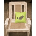 thumbnail image 2 of Carolines Treasures BB7701PW1818 Chinchilla Green Fabric Decorative Pillow, 18 x 18 in., 2 of 2