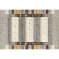 thumbnail image 1 of Ahgly Company Indoor Rectangle Contemporary Desert Sand Beige Abstract Area Rugs, 2' x 5', 1 of 6