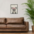 thumbnail image 5 of WFSposter Retro Koala Canvas Wall Art Country Animal Printing Funny Koala with Garland Wall Décor Rustic Home Artwork for Nursery Decor Bathroom Kitchen Kid's Room Decoration 12x16inch, 5 of 7