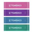 thumbnail image 3 of Set of 4 Exercise Resistance Loop Bands Latex Gym Strength Training Loops Bands Workout Bands Physical Therapy Home Fitness Physical Therapy, 3 of 5
