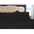 thumbnail image 2 of BedDecor 600 Thread Count Moroccan Streak 3 Piece Solid (Black, Twin/Twin Xl) 100% Egyptian Cotton Base Duvet Cover Set, 2 of 5