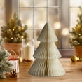 thumbnail image 2 of 3Pcs 6/10in Honeycomb Paper Christmas Tree, Table Decorations Christmas Honeycomb Ornaments Tabletop Mini Xmas Trees for Party Supplies Home Decor, 2 of 8