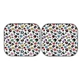 thumbnail image 7 of Windshield Sun Shade, leopard colorful love Hearts Foldable Car Sun Shade Windshield for Front, 2 Pieces, 7 of 7