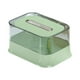 thumbnail image 2 of Caja de pañuelos para mesa, caja de pañuelos de pared, porta servilletas para coche, porta servilletas transparente Verde, 2 of 5