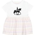 thumbnail image 3 of Inktastic Dressage Lady on Horse Girls Baby Dress, 3 of 5