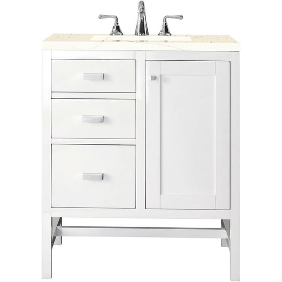 James Martin Vanities E444-V30-3Emr Addison 30" Free Standing Single Wood Vanity Set -