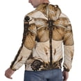 thumbnail image 6 of Sigee Vintage Dragonfly Artwork for Men's Pullover Hoodie Sweatshirts Adult Casual Long Sleeve Sweatshirts ,Sizes S-4XL-Small, 6 of 7