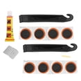 thumbnail image 4 of Bicycle Tube Patch, ABS Rubber Mini Bike Rubber Patch With Metal File Tire Levers For Cycling, 4 of 8