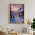 thumbnail image 6 of Diamond Art Kit for Adults, Snowman Cabin Sunset Winter Scene Diamond Painting for Adults Beginners, 5D DIY Diamond Art Painting Kits, Colorful Diamond Painting Craft for Home Decor 12x16, 6 of 7
